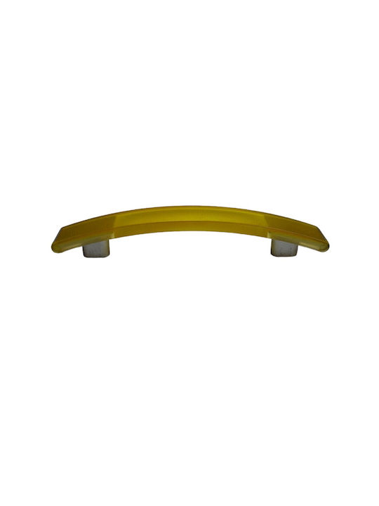 Ιταλική Λαβή Επίπλου Eureka 0738-096-kit1 Κιτρινο Διάσταση 9,6cm