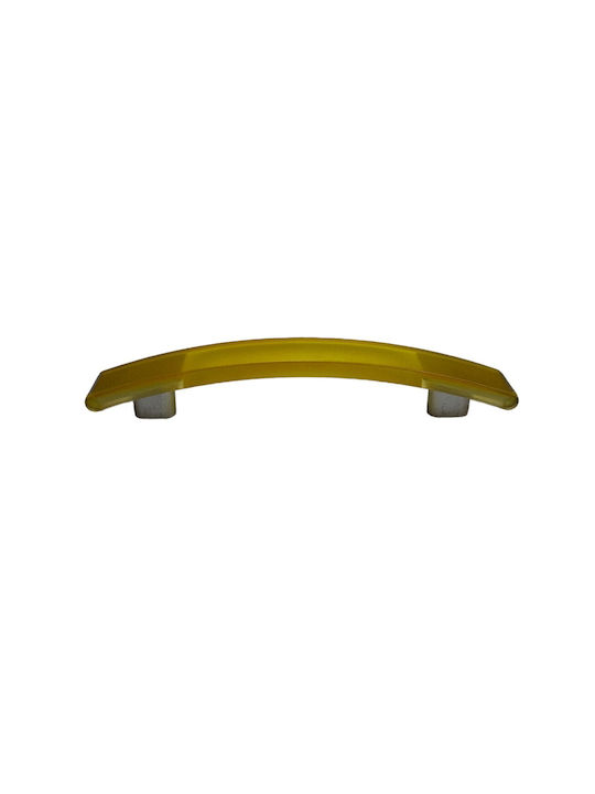 Ιταλική Λαβή Επίπλου Eureka 0738-096-kit1 Κιτρινο Διάσταση 9,6cm