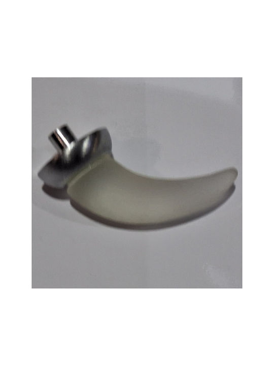 Italienischer Möbelgriff Steel-nova 7006-10c1 Murano Kristall Maße 20×20×35 Mm