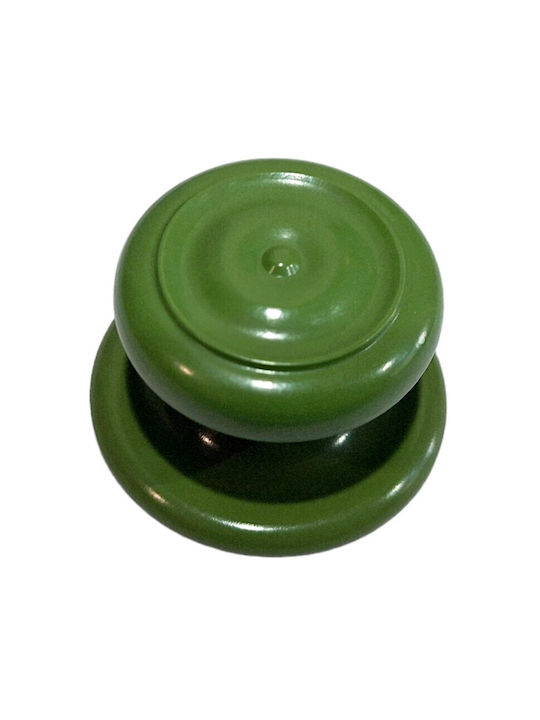 Italian Furniture Knob Eureka 11054-000-pla1 Green Plastic Diameter 30