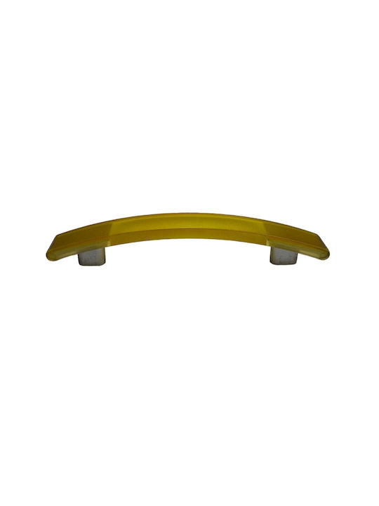 Ιταλική Λαβή Επίπλου Eureka 0738-096-kit1 Κιτρινο Διάσταση 9,6cm