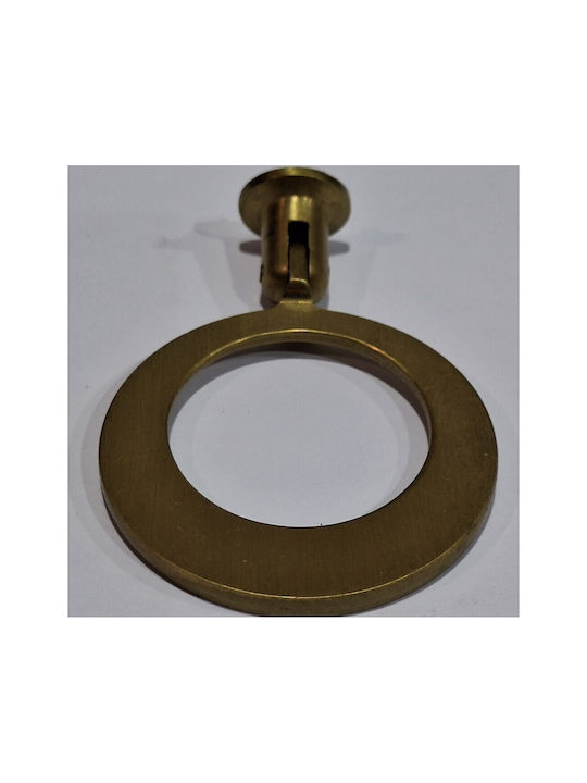 Handmade Brass Furniture Knob Omp Porro 10612-oro1 Gold Matte Diameter 45