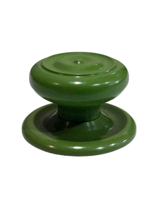 Italian Furniture Knob Eureka 11054-000-pla1 Green Plastic Diameter 30