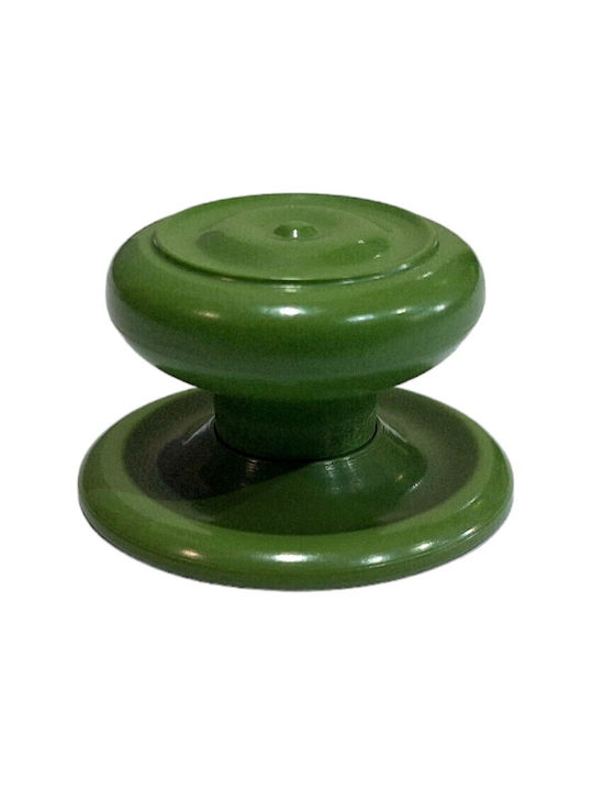 Italian Furniture Knob Eureka 11054-000-pla1 Green Plastic Diameter 30