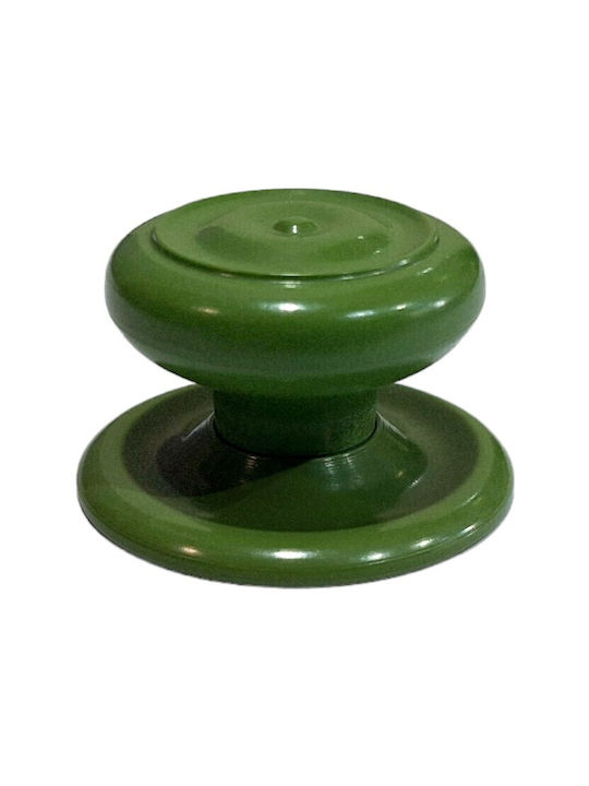 Italian Furniture Knob Eureka 11054-000-pla1 Green Plastic Diameter 30