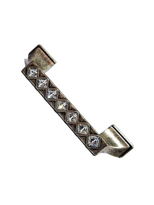 Italian Handle Swarovski Euro-fer 0127-096-swa1 Diameter 9.6cm