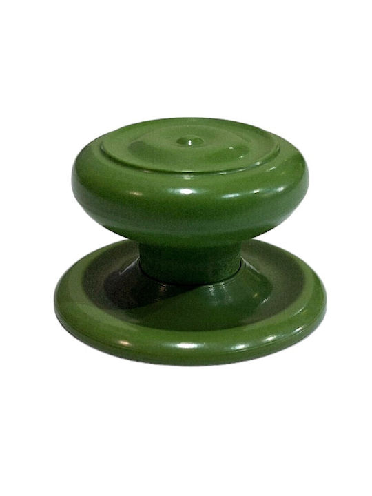 Italian Furniture Knob Eureka 11054-000-pla1 Green Plastic Diameter 30