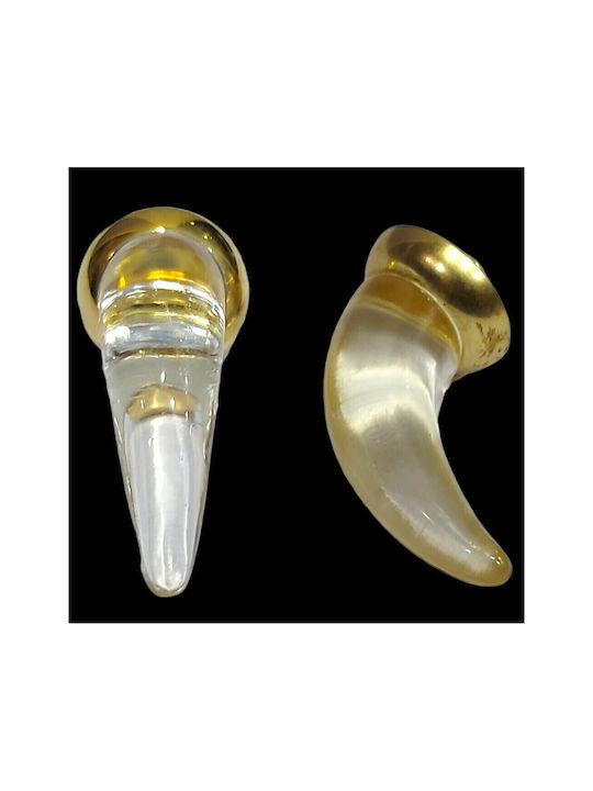 Italienischer Möbelknopf Steel-nova 7007-oro1 Murano Kristall Maße 20×20×35 Mm