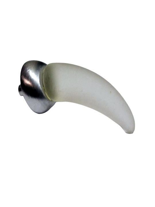 Italienischer Möbelgriff Steel-nova 7006-10c1 Murano Kristall Maße 20×20×35 Mm