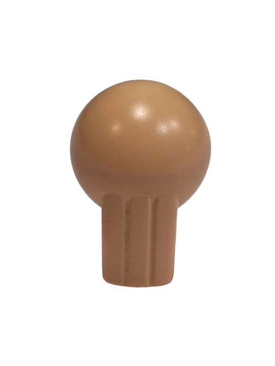 Italian Furniture Knob Eureka 0106-som1 Satin Plastic Diameter 21