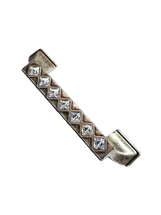 Italian Handle Swarovski Euro-fer 0127-096-swa1 Diameter 9.6cm