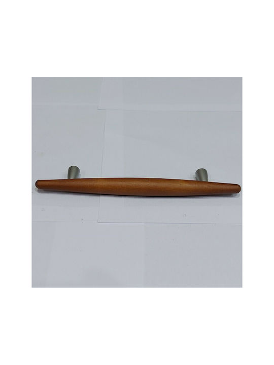 Wooden Italian Furniture Handle Eureka 5501-128-cil1 Zamak Cherry Dimension 12.8cm