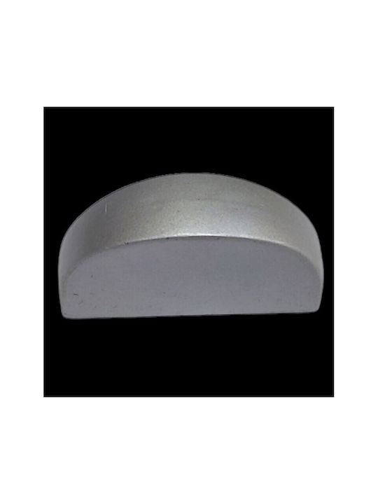 Italienischer Möbelgriff Eureka 0995-032-10c1 Chrom matt 3,2cm Durchmesser