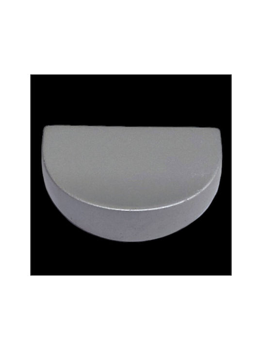 Italienischer Möbelgriff Eureka 0995-032-10c1 Chrom matt 3,2cm Durchmesser