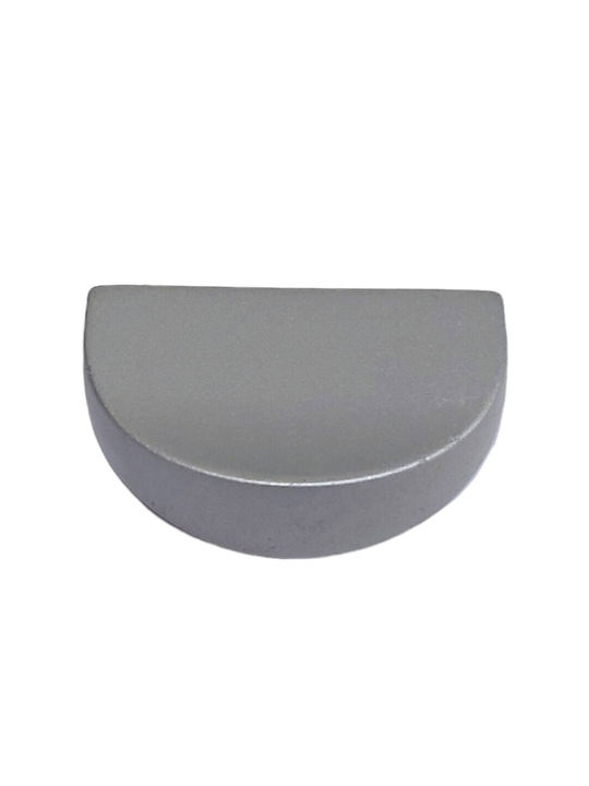 Italienischer Möbelgriff Eureka 0995-032-10c1 Chrom matt 3,2cm Durchmesser