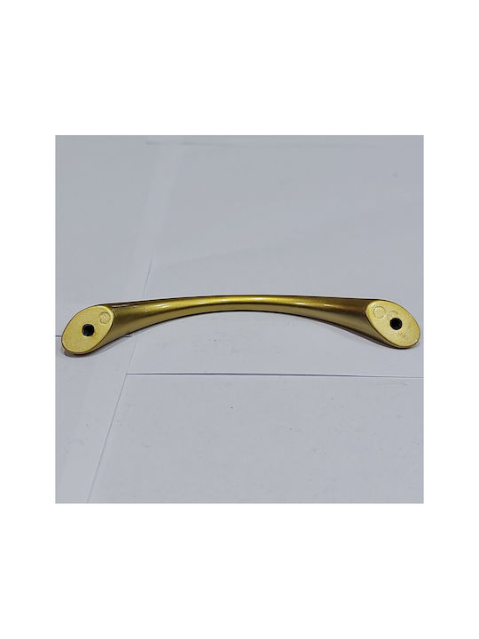 Mâner pentru mobilier Eureka 11078-096-may Auriu-mat Dimensiune 9,6cm