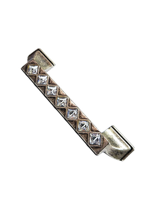 Italian Handle Swarovski Euro-fer 0127-096-swa1 Diameter 9.6cm