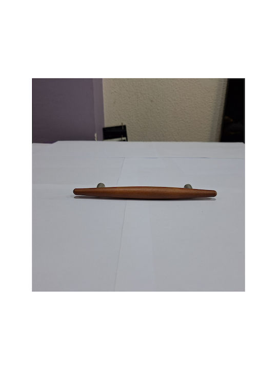 Wooden Italian Furniture Handle Eureka 5501-128-cil1 Zamak Cherry Dimension 12.8cm