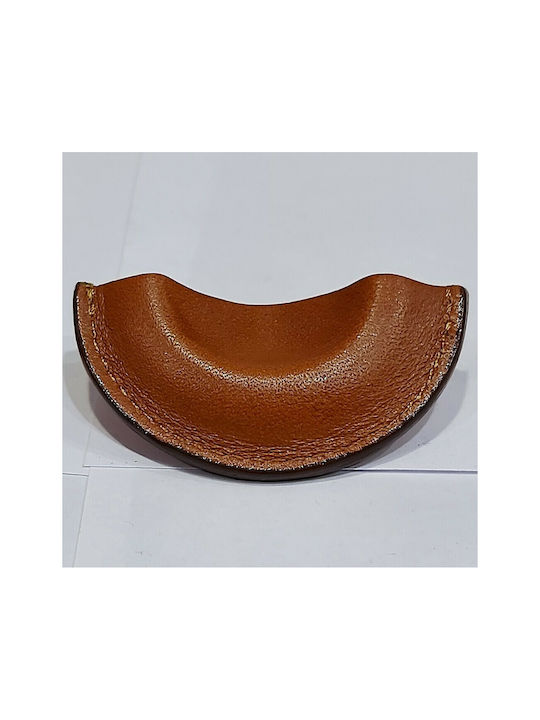 Buton Din Piele Daneze pentru Mobilier Furnipart 7104-kaf1 Lungime Totală 3,2cm Culoare Full Face Maro Piele