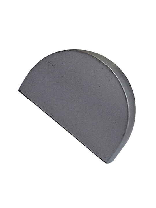 Italienischer Möbelgriff Eureka 0995-032-10c1 Chrom matt 3,2cm Durchmesser