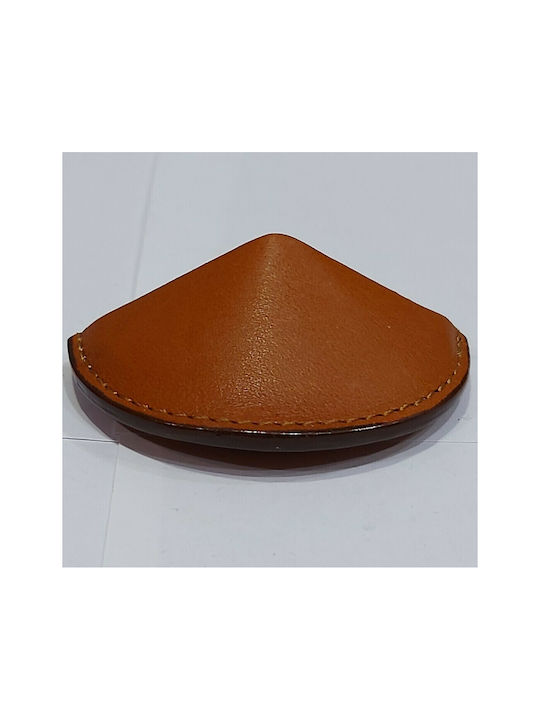 Buton Din Piele Daneze pentru Mobilier Furnipart 7104-kaf1 Lungime Totală 3,2cm Culoare Full Face Maro Piele