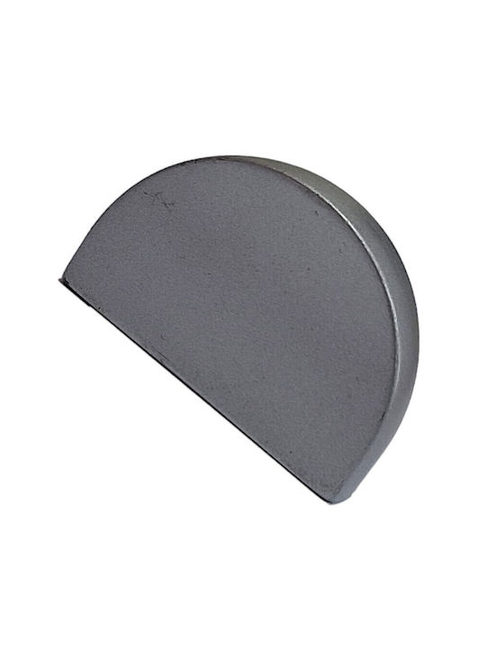 Italienischer Möbelgriff Eureka 0995-032-10c1 Chrom matt 3,2cm Durchmesser