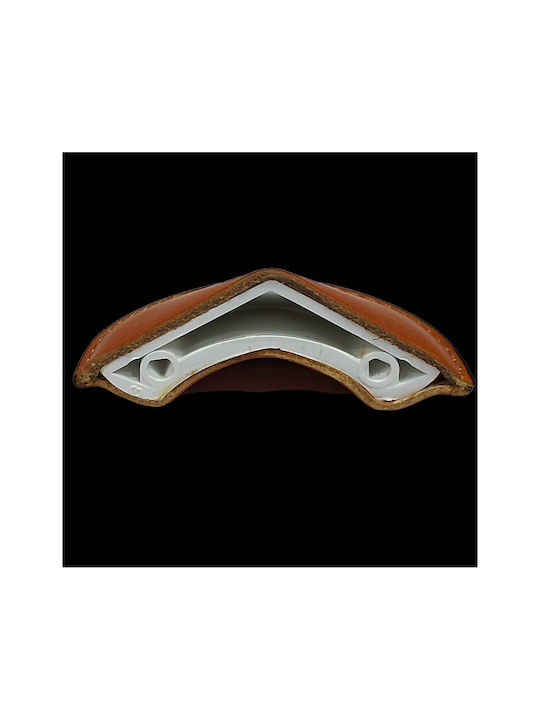 Buton Din Piele Daneze pentru Mobilier Furnipart 7104-kaf1 Lungime Totală 3,2cm Culoare Full Face Maro Piele