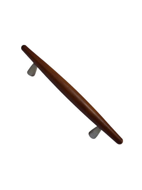 Wooden Italian Furniture Handle Eureka 5501-128-cil1 Zamak Cherry Dimension 12.8cm