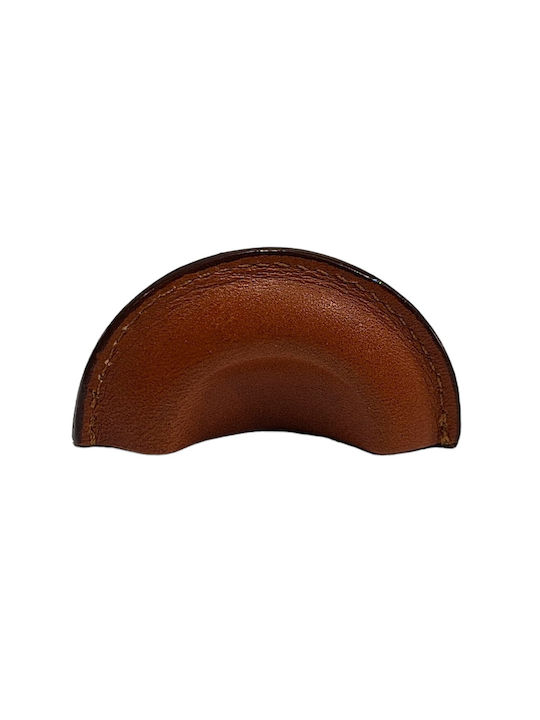 Buton Din Piele Daneze pentru Mobilier Furnipart 7104-kaf1 Lungime Totală 3,2cm Culoare Full Face Maro Piele