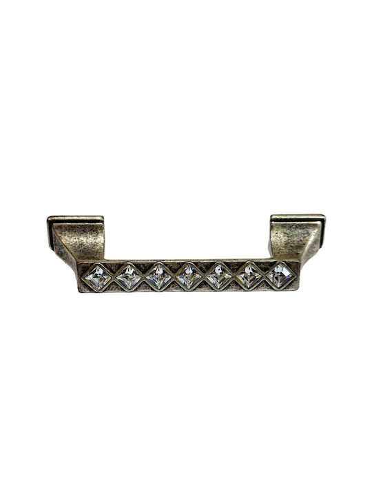 Italian Handle Swarovski Euro-fer 0127-096-swa1 Diameter 9.6cm