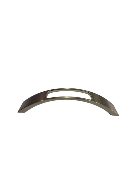 Mâner pentru mobilier Furnipart 7501-160-0g Culoare Full Face Argintiu Dimensiune 16,0cm Nikel-mat