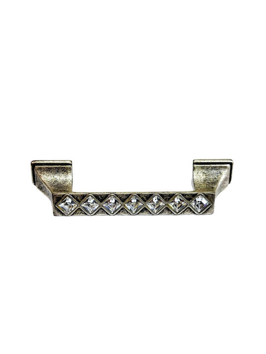 Italian Handle Swarovski Euro-fer 0127-096-swa1 Diameter 9.6cm
