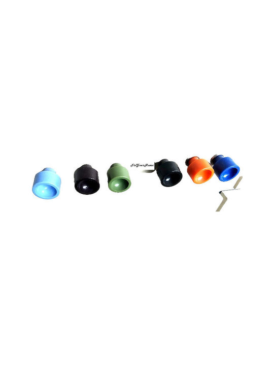 Buton Plastic Verde 2,5cm