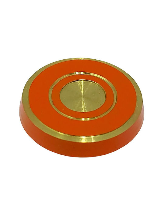 Italienisches Messing Möbelknopf Euro-fer 11040-brz2 Gold-Orange Durchmesser 25