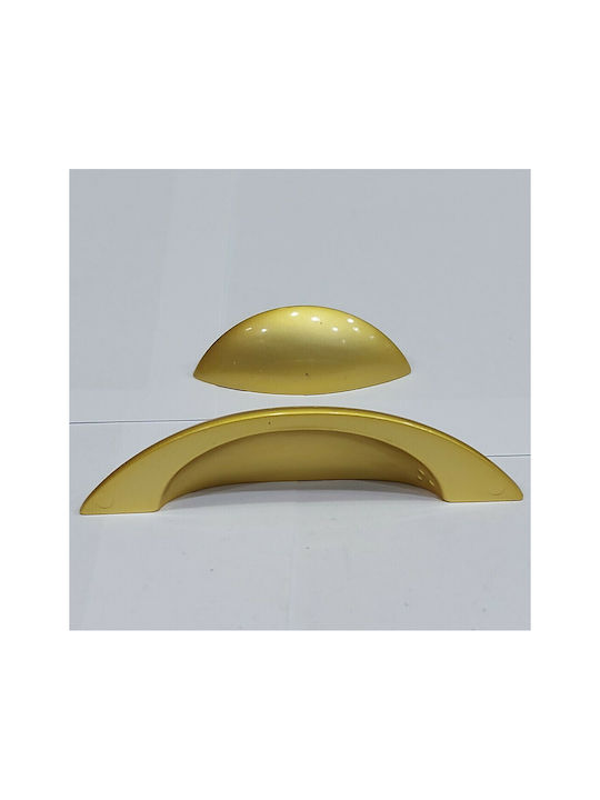 Mânere Pentru Mobilier Euro-fer 0003-20a2 Diametru 6,4cm Auriu-mat