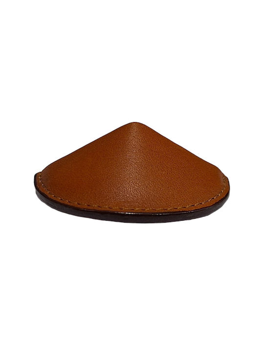 Buton Din Piele Daneze pentru Mobilier Furnipart 7104-kaf1 Lungime Totală 3,2cm Culoare Full Face Maro Piele