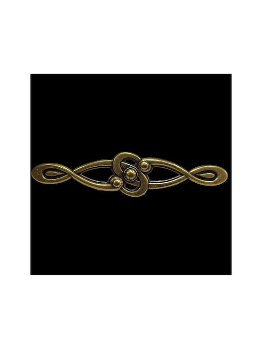 Italian Furniture Handle Euro-fer 0193-brz1 Bronze Diameter 12.8cm