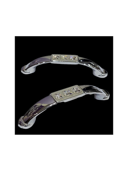 Italian Handle Swarovski Euro-fer 0129-096-swi1 Diameter 9.6cm
