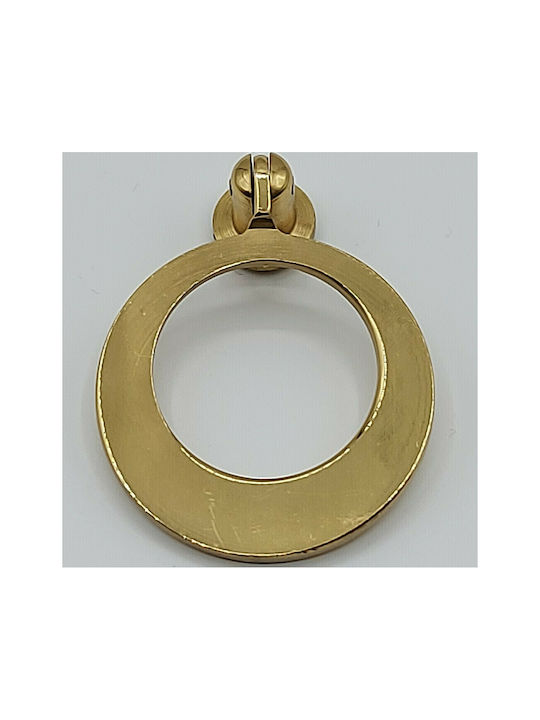 Handmade Brass Furniture Knob Omp Porro 10610-oro1 Gold Polished Diameter 45