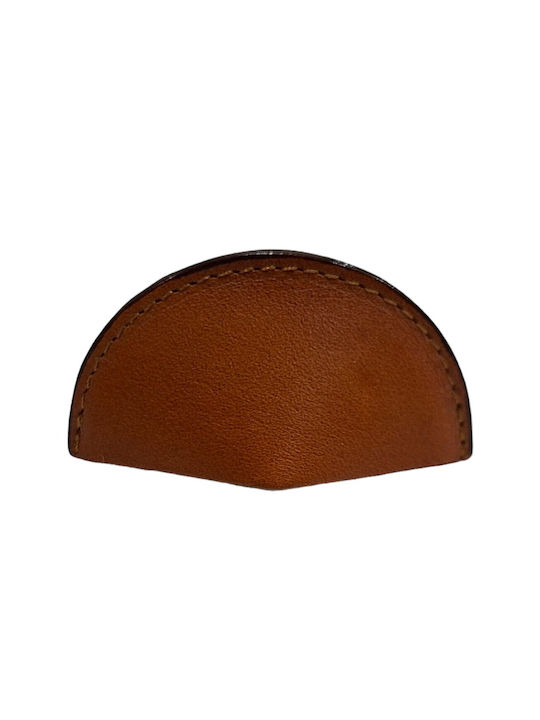 Buton Din Piele Daneze pentru Mobilier Furnipart 7104-kaf1 Lungime Totală 3,2cm Culoare Full Face Maro Piele