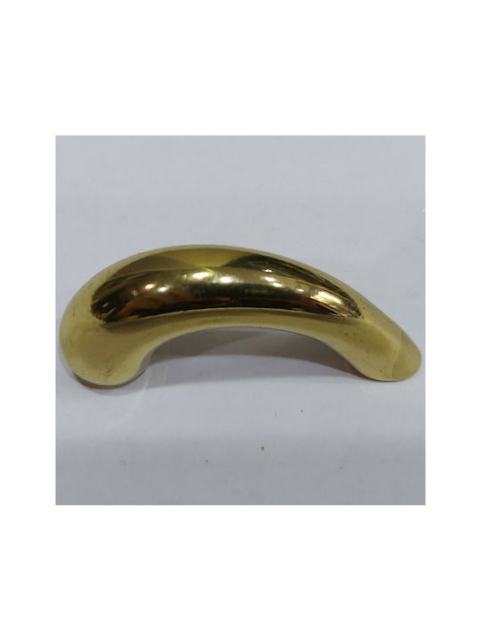 Italian Furniture Handle Eureka 0475-032 Gold 3.2cm Glossy