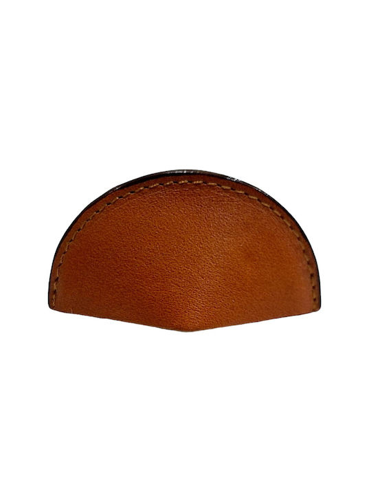 Buton Din Piele Daneze pentru Mobilier Furnipart 7104-kaf1 Lungime Totală 3,2cm Culoare Full Face Maro Piele