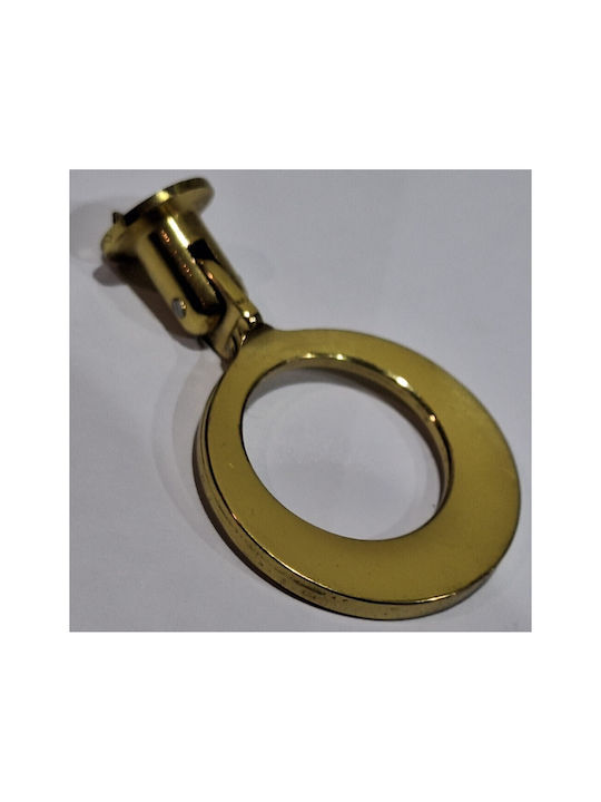 Handmade Brass Furniture Knob Omp Porro 10610-oro1 Gold Polished Diameter 45