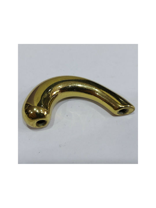 Italian Furniture Handle Eureka 0475-032 Gold 3.2cm Glossy
