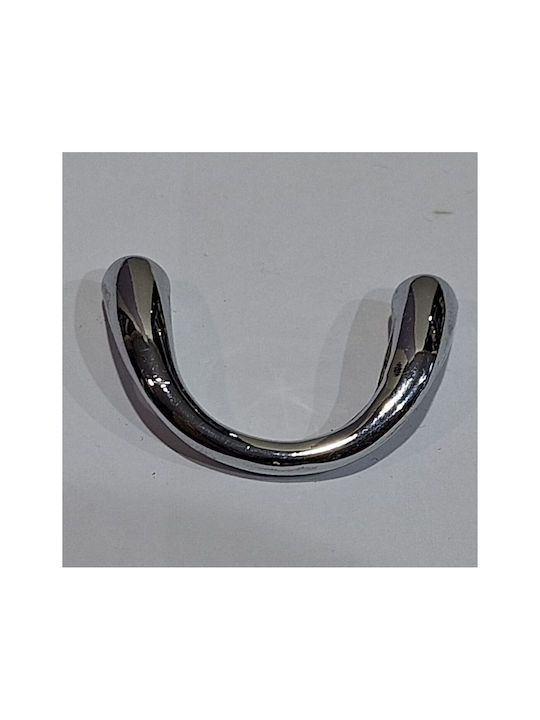 Mâner de Mobilier Italian Eureka 0477-032-ino1 Culoare Full Face Crom Lucios Dimensiune 3,2cm