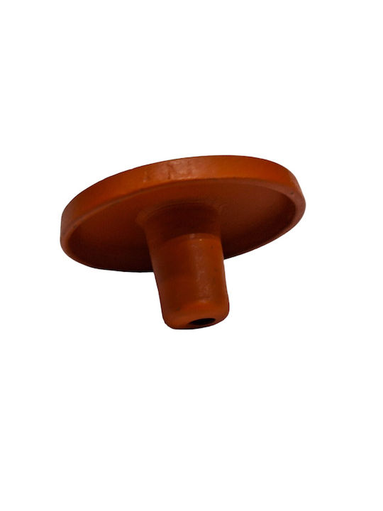 Italienisches Messing Möbelknopf Euro-fer 11040-brz2 Gold-Orange Durchmesser 25