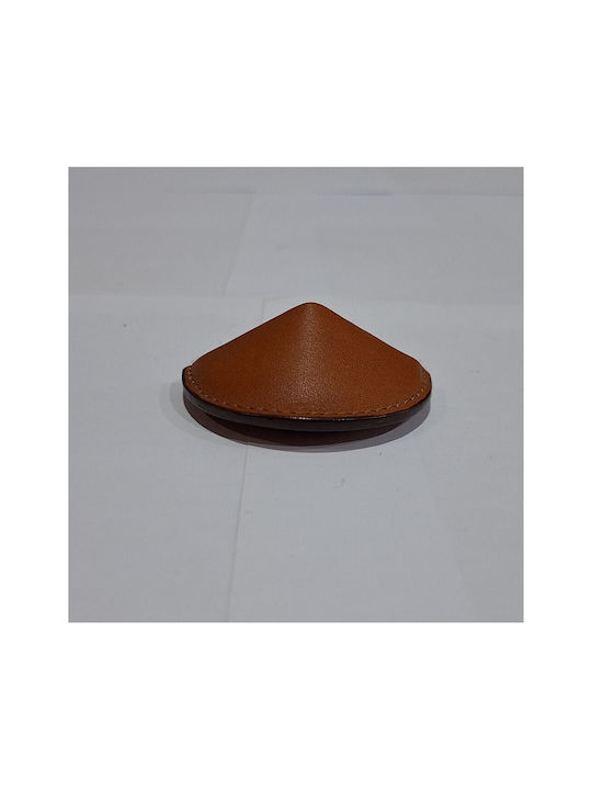 Buton Din Piele Daneze pentru Mobilier Furnipart 7104-kaf1 Lungime Totală 3,2cm Culoare Full Face Maro Piele