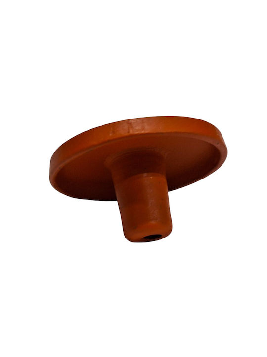 Italienisches Messing Möbelknopf Euro-fer 11040-brz2 Gold-Orange Durchmesser 25