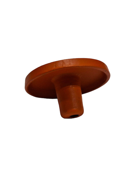 Italienisches Messing Möbelknopf Euro-fer 11040-brz2 Gold-Orange Durchmesser 25