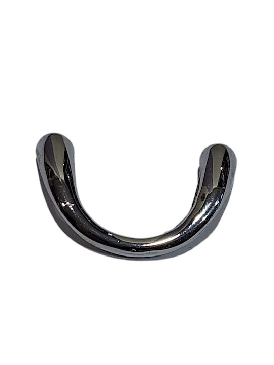 Mâner de Mobilier Italian Eureka 0477-032-ino1 Culoare Full Face Crom Lucios Dimensiune 3,2cm